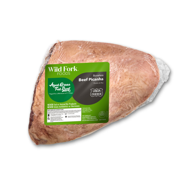 1607 WF PACKAGED USDA Choice Grass Fed Beef Picanha Beef