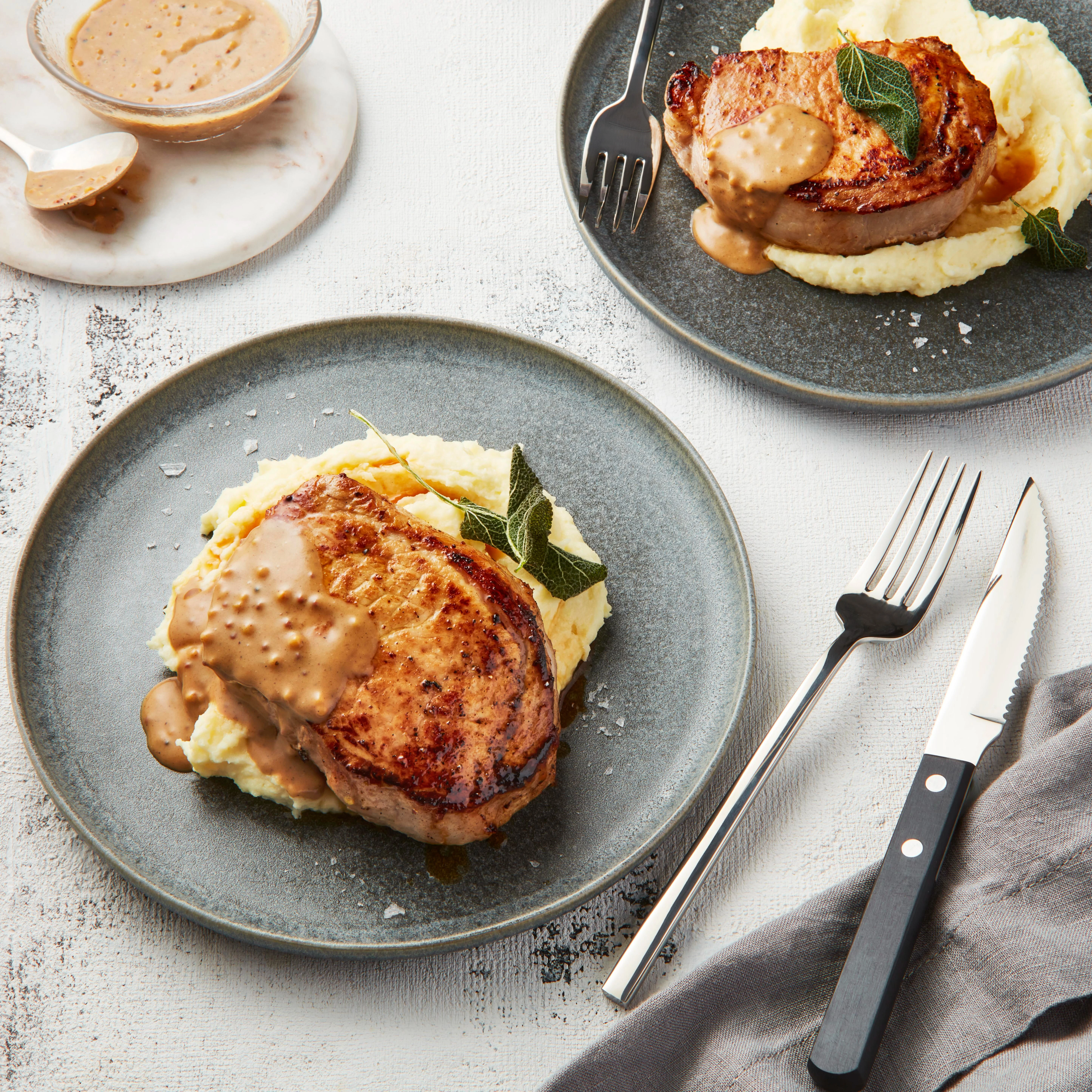 WFC 6908 Pork Chop RibEndLoinThick Lifestyle