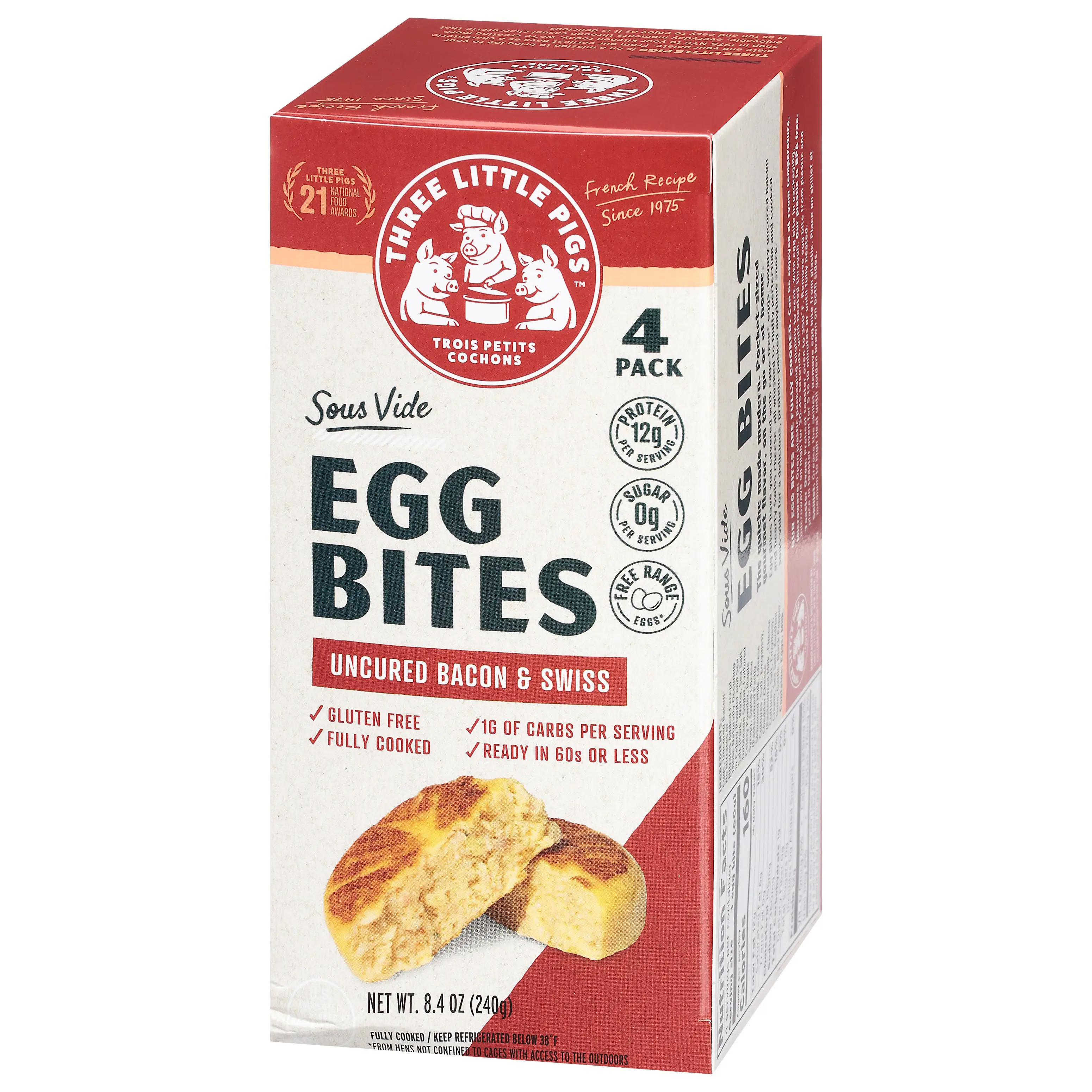 8192 ARTWORK Bacon & Swiss Egg Bites - Three Little Pigs