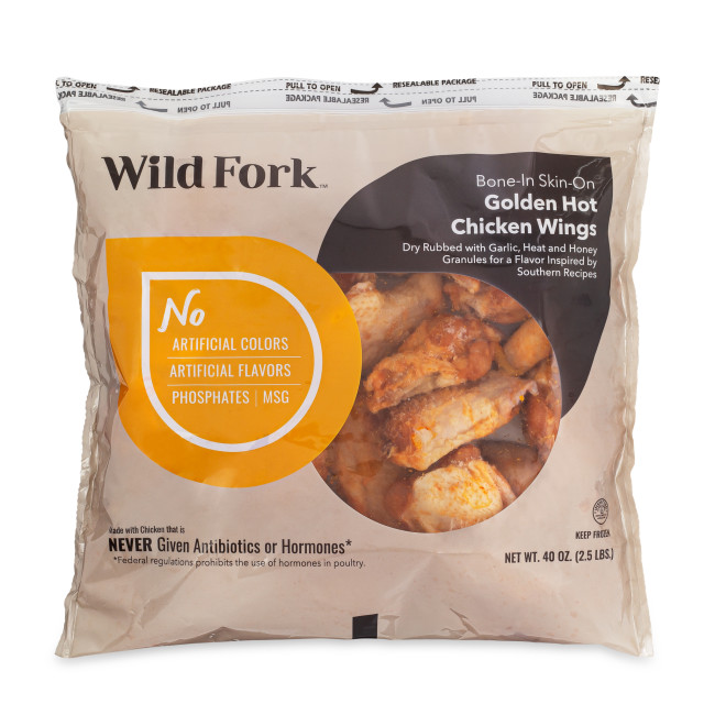 4515 WF PACKAGED GOLDEN HOT CHICKEN WINGS POULTRY