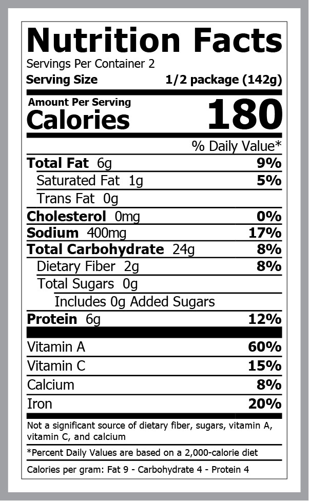 7065 WF NFT quinoa kale organic 0 63 lbs iqf - pol