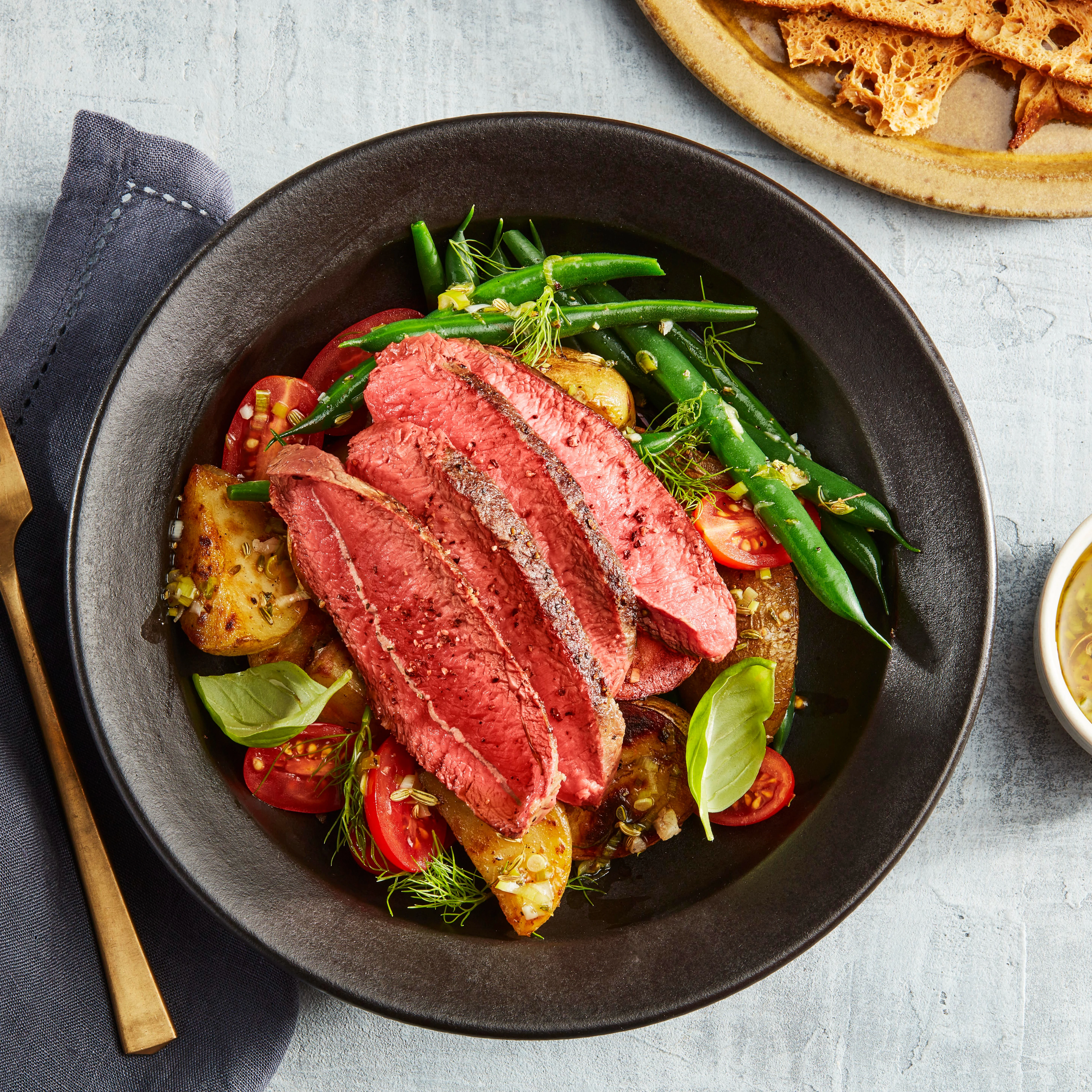 WFC 8254 Bison Steak TopSirloin Lifestyle