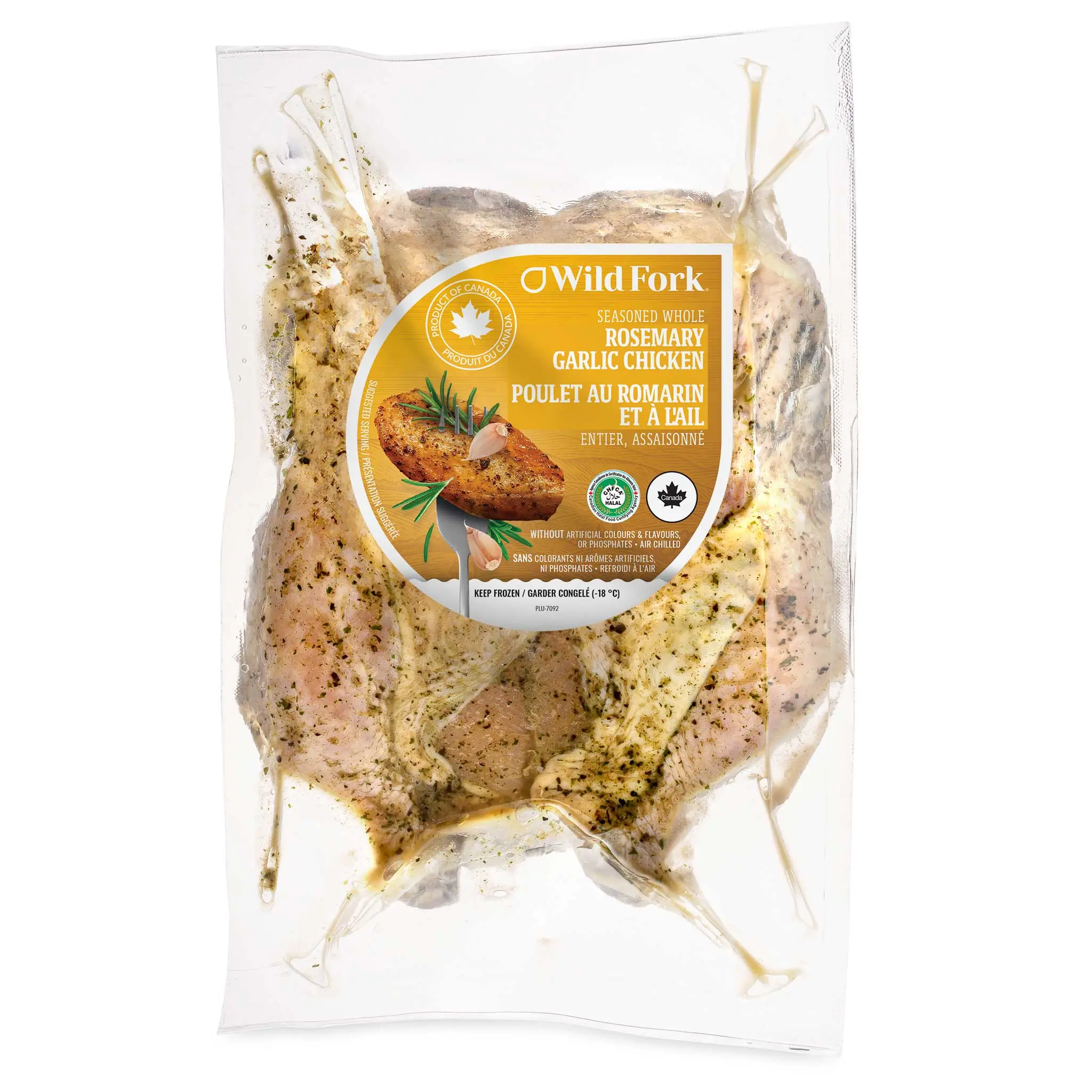WFC 7092 Chicken Whole RosemaryGarlic Product