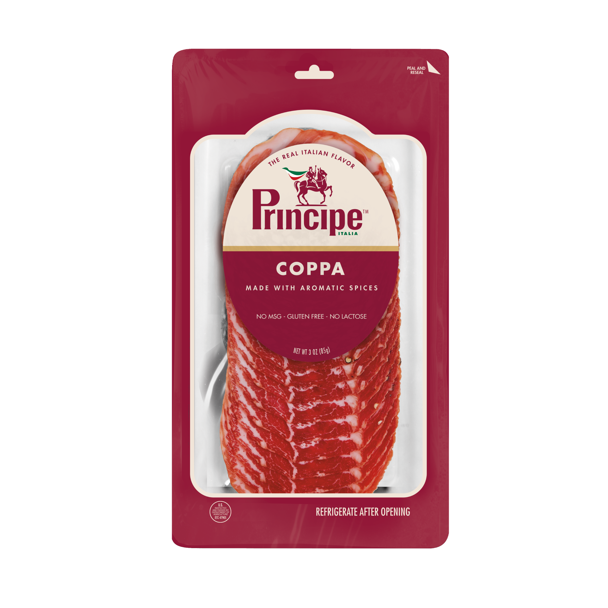 7943 PACKAGE Principe Sliced Coppa 3oz