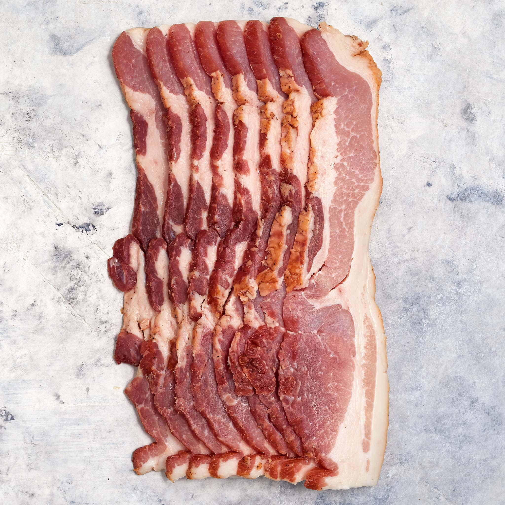 3802 WF Raw Original Bacon Steak Pork