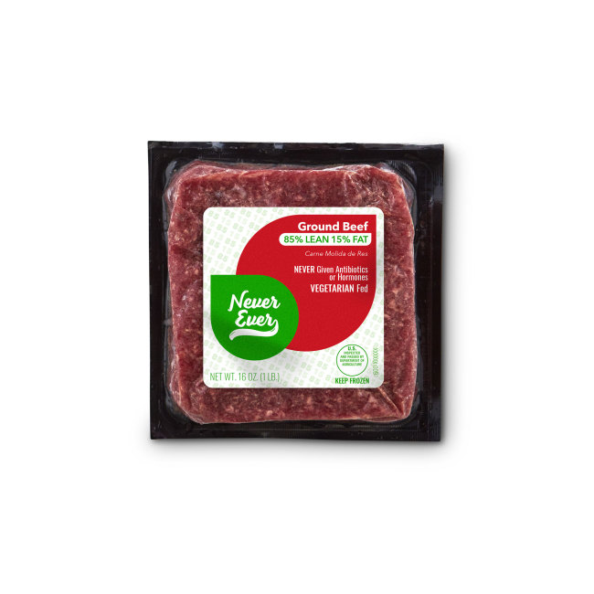 2607 WF PACKAGED ABF Ground Beef 85- Lean - 1 LB Beef