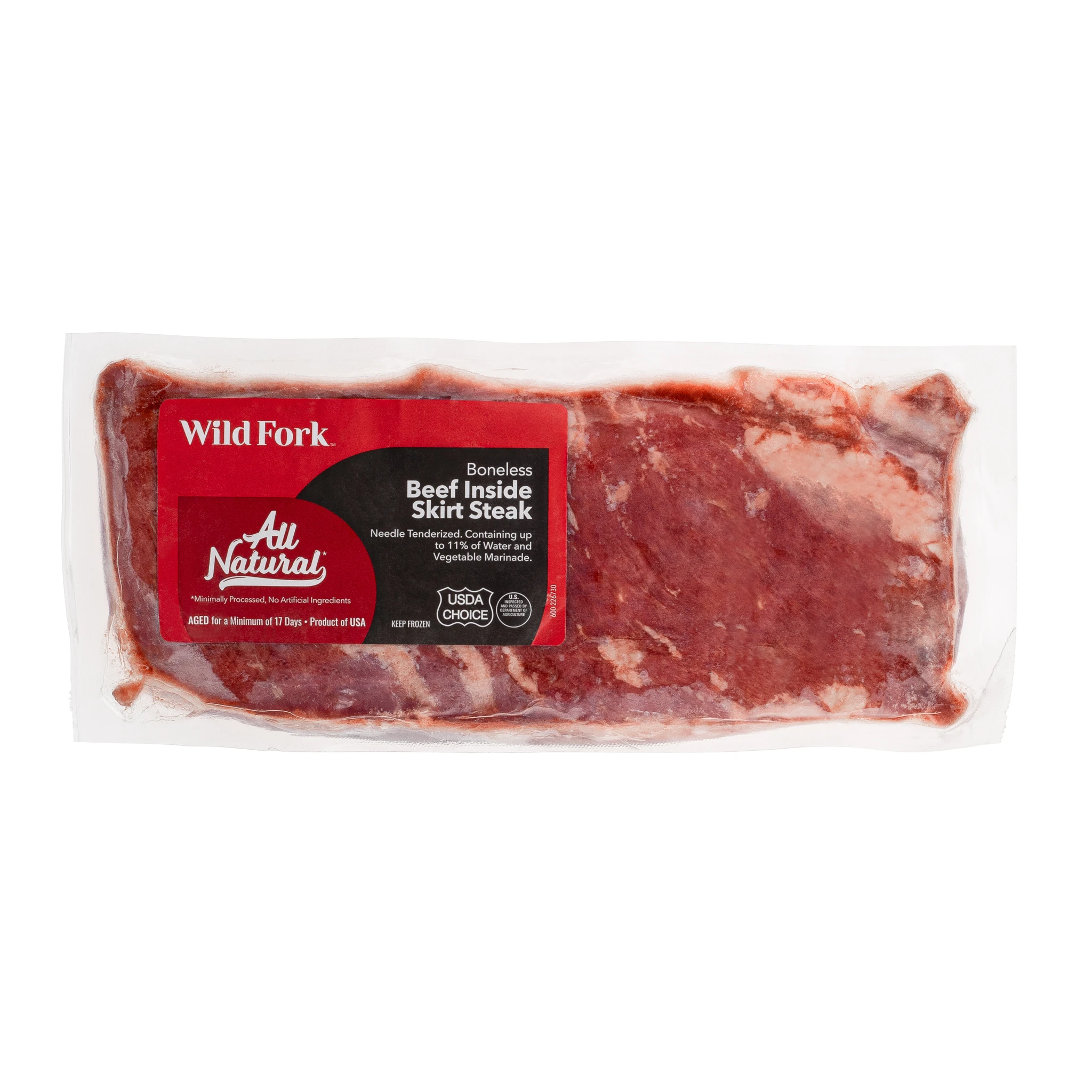 1051 WF PACKAGED USDA CHOICE INSIDE SKIRT STEAK BEEF