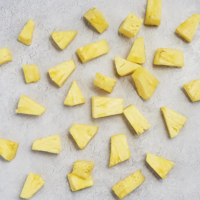 7338 RAW Pineapple Chunks