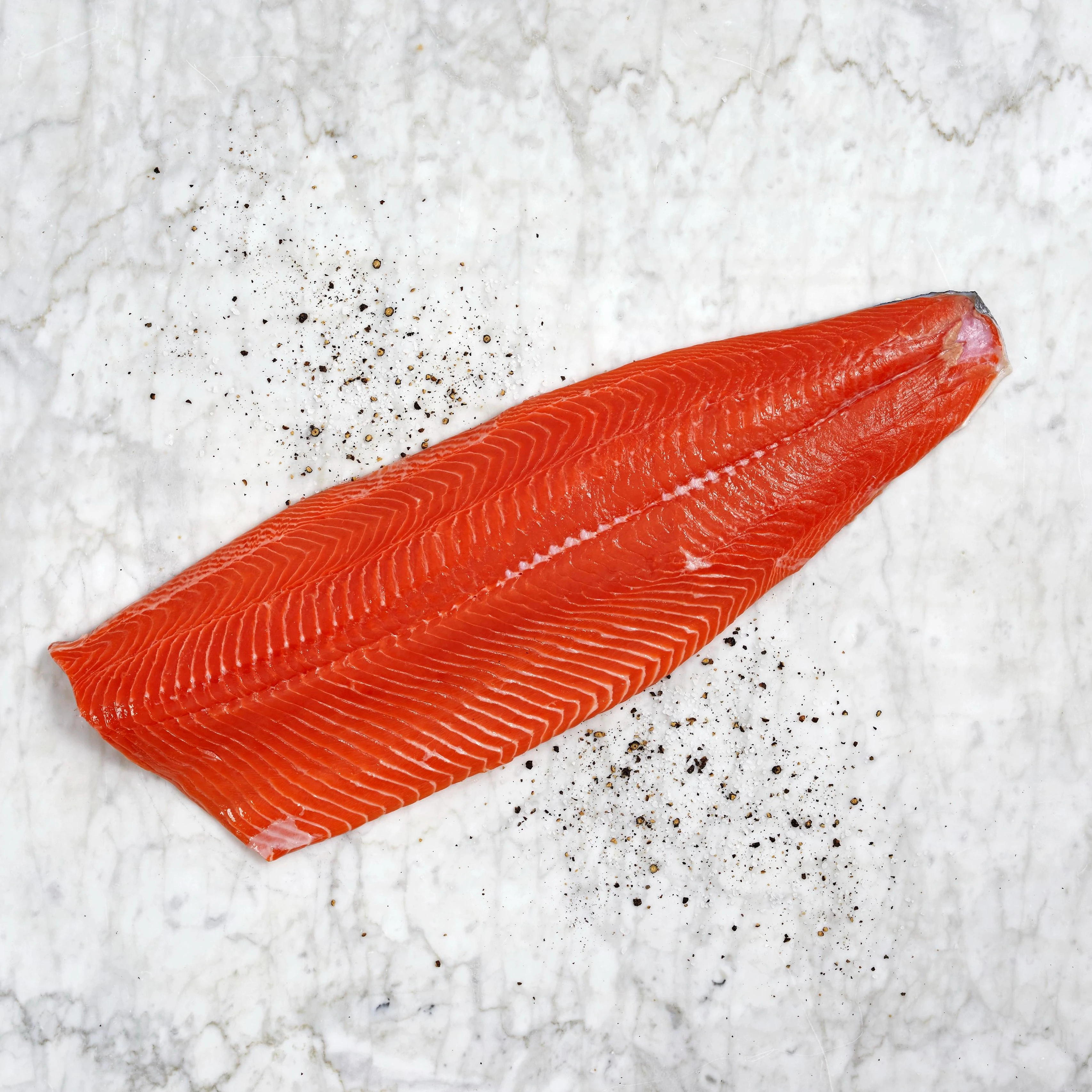 WFC 5022 5235 Seafood Salmon Sockeye SkinOnFillets Raw