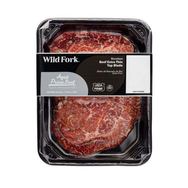 1417 WF PACKAGED USDA PRIME BEEF THIN TOP BLADE BEEF