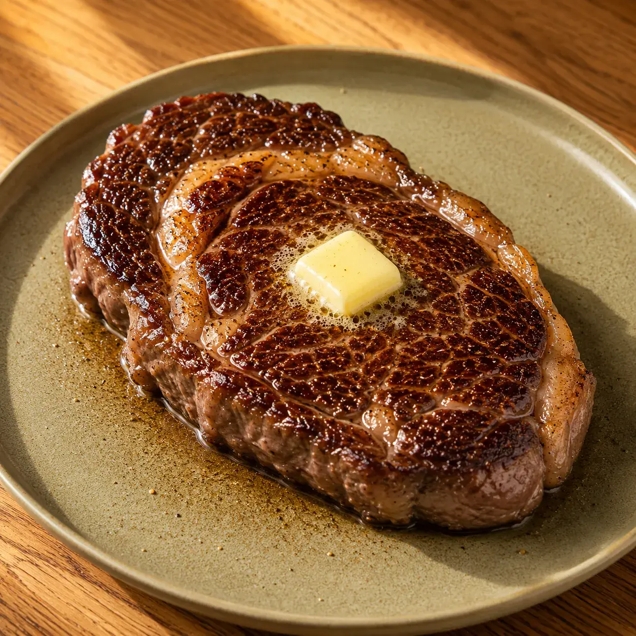 How to Cook an Organic Beef Ribeye Steak from Frozen