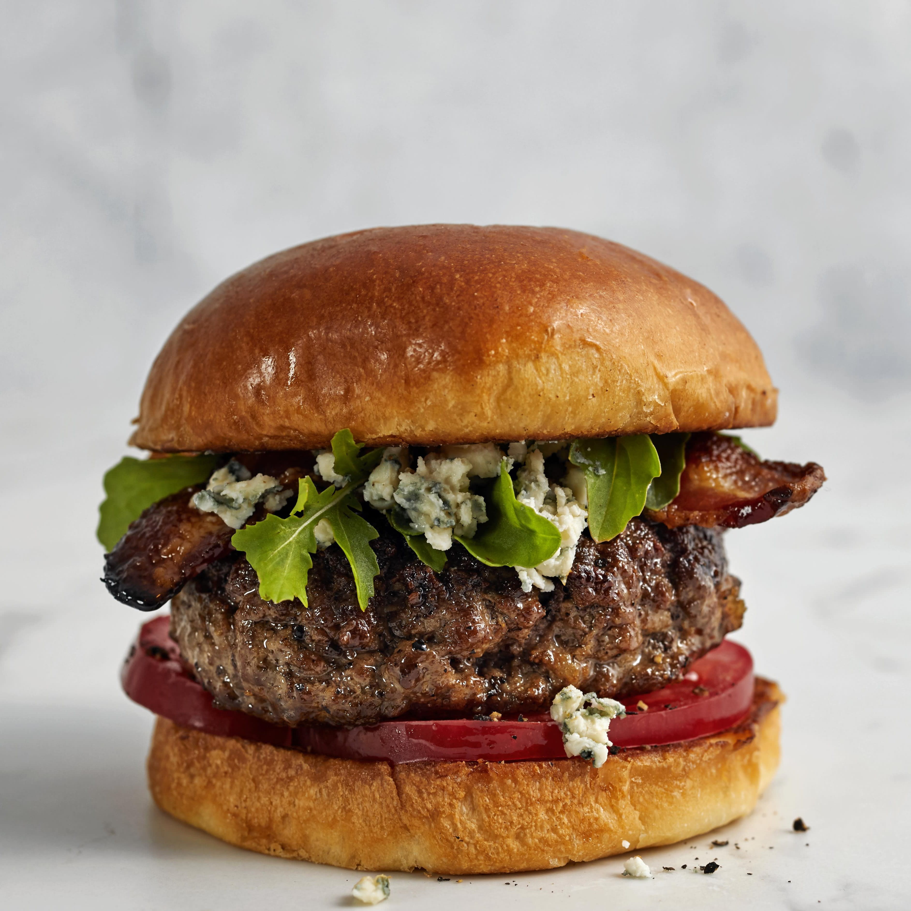 BLT Burger with Blue Cheese 