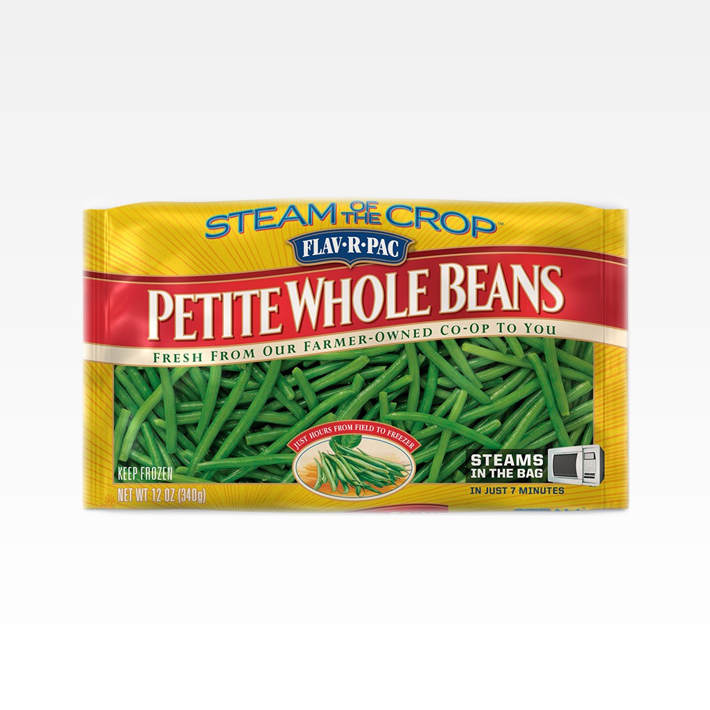 7151 WF PACKAGED Steamable Petite Whole Green Beans Fruits and Vegetables