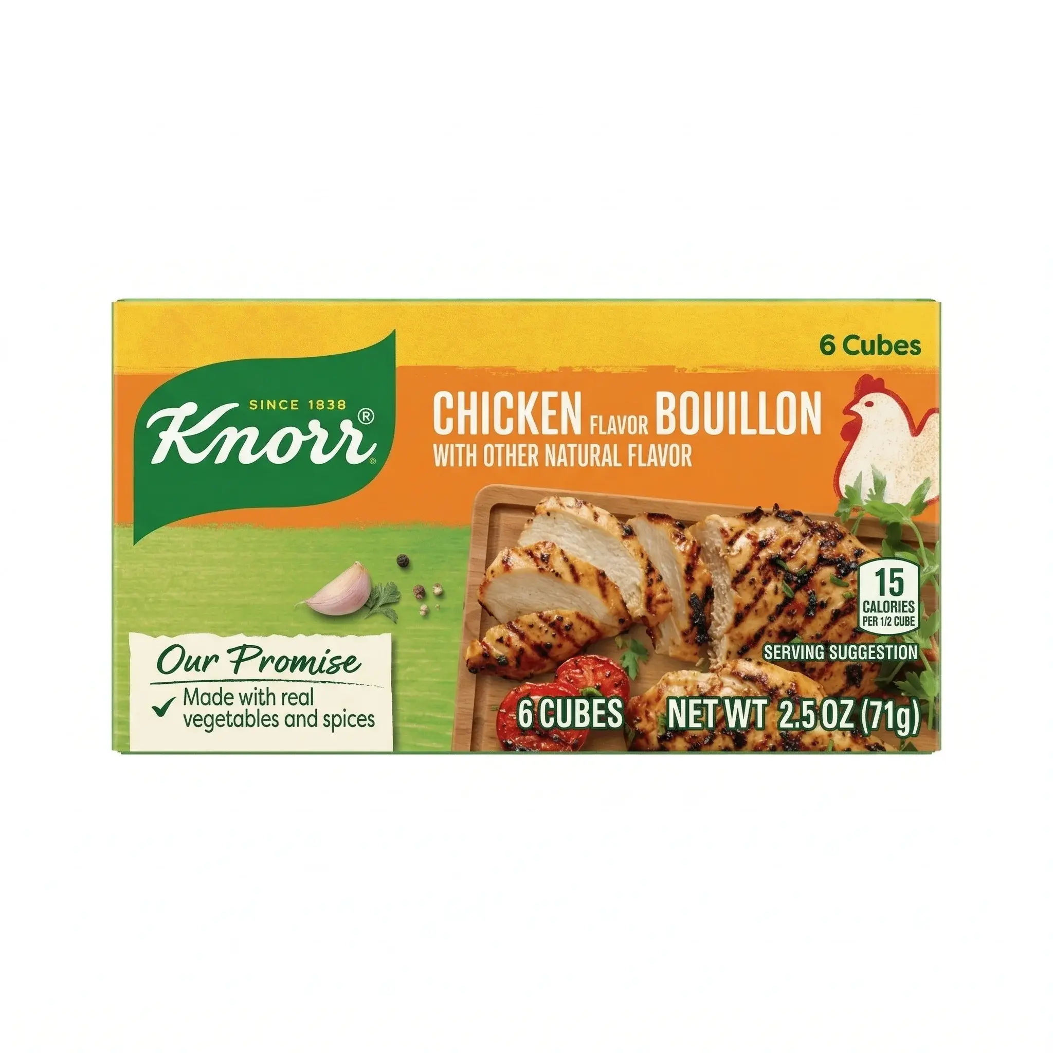 9123 ARTWORK Knorr Bouillon Cube Chicken 6pc