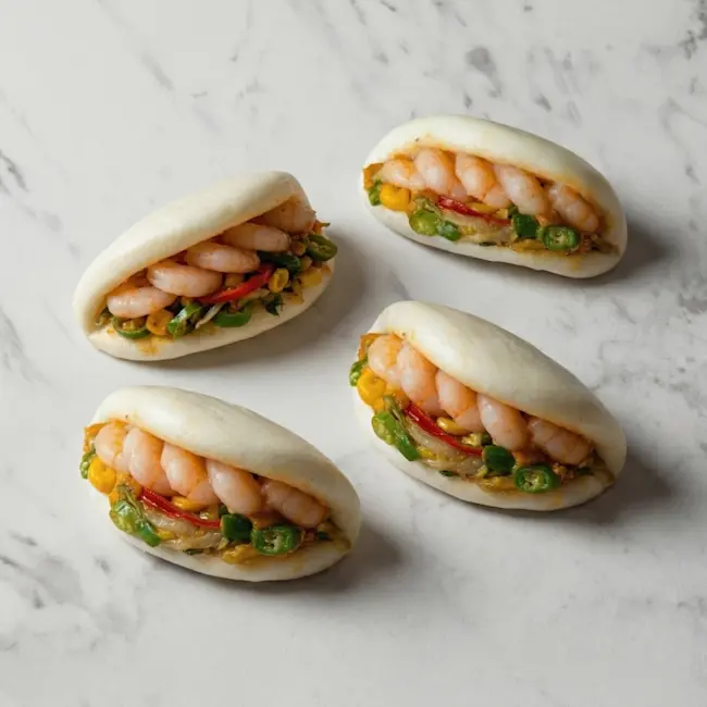7476 RAW Shrimp Bao Buns