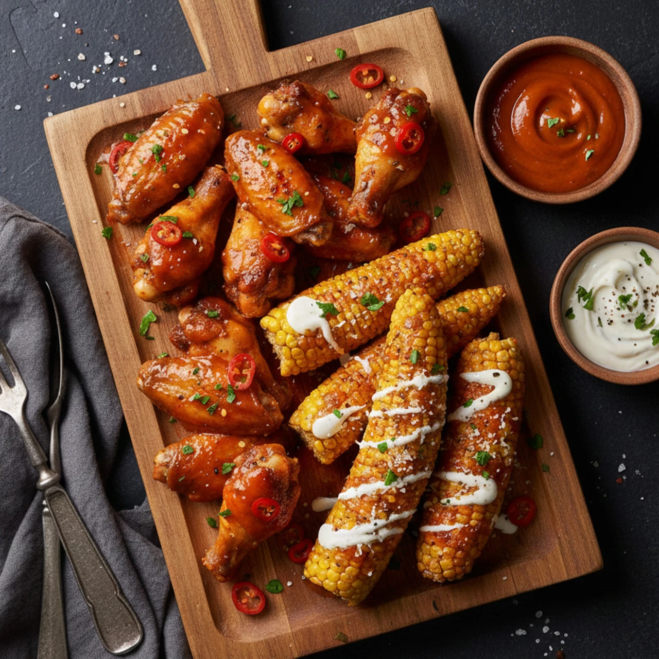 Alitas BBQ con Costillas de Elote_IMG