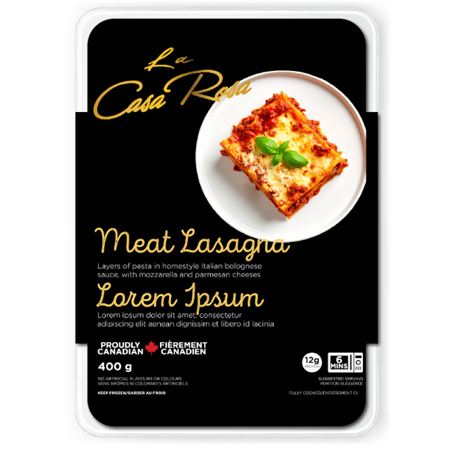 22633 ARTWORK Meat Lasagna 400g - LCR