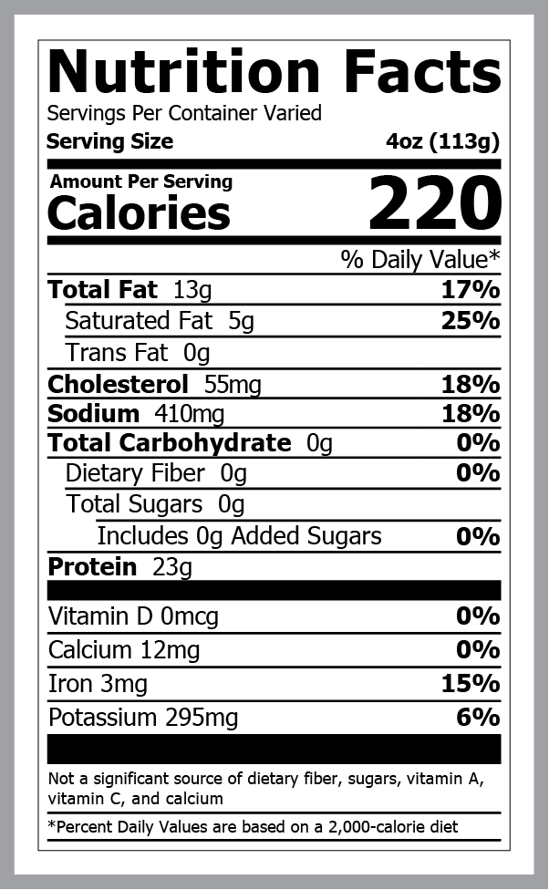 1706 WF NFT t-bone steak inspected vs bag