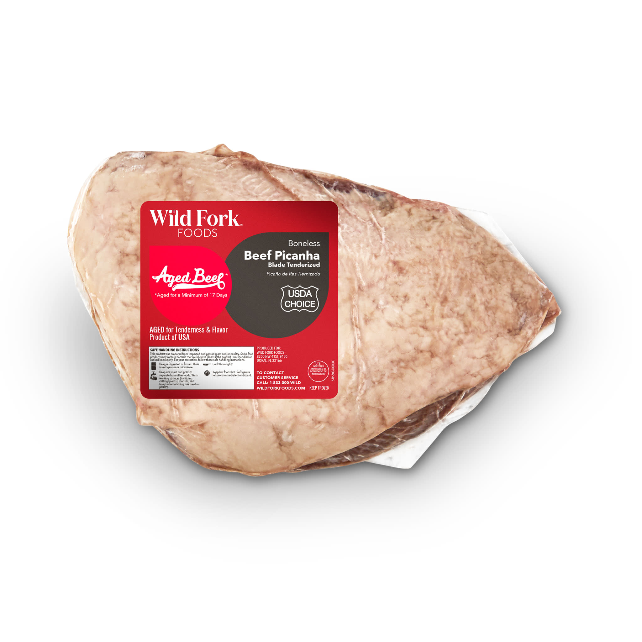 1163 WF PACKAGED USDA Choice Beef Picanha Beef