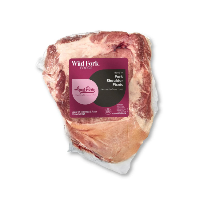 3502 WF PACKAGED Bone-In Pork Shoulder Picnic Roast Pork