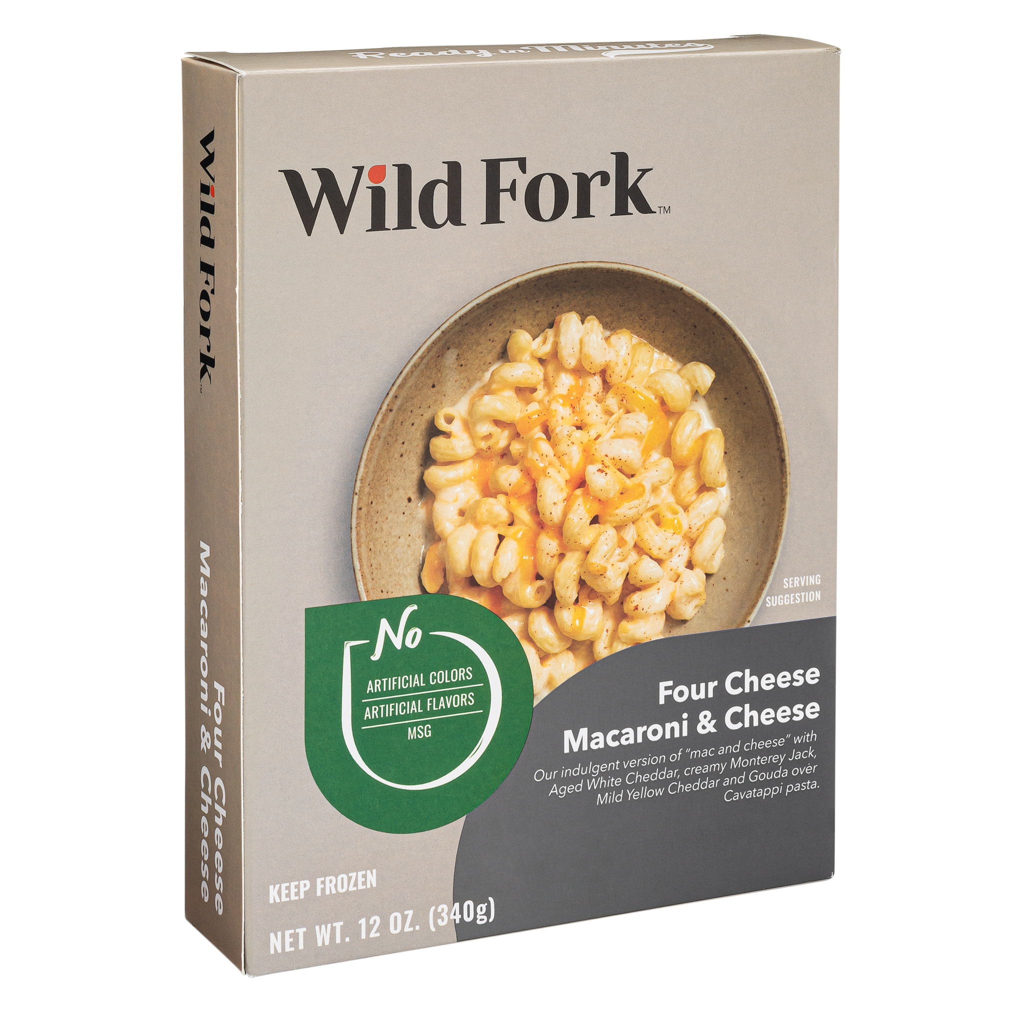 8044 WF PACKAGED FOUR CHEESE CHEDDAR MACARONI & CHEESE - SINGLE SERVE READY MEAL