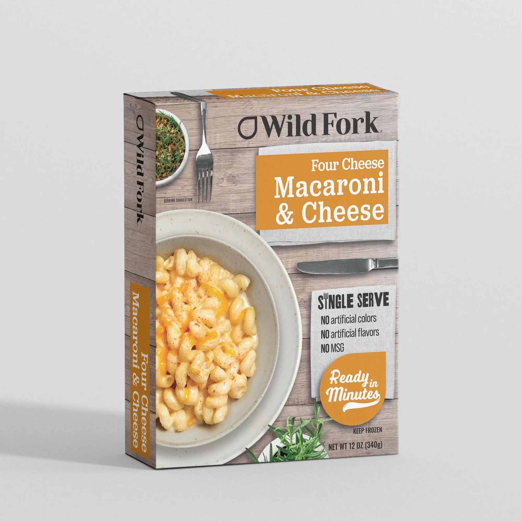 8044 WF PACKAGED FOUR CHEESE CHEDDAR MACARONI & CHEESE - SINGLE SERVE READY MEAL