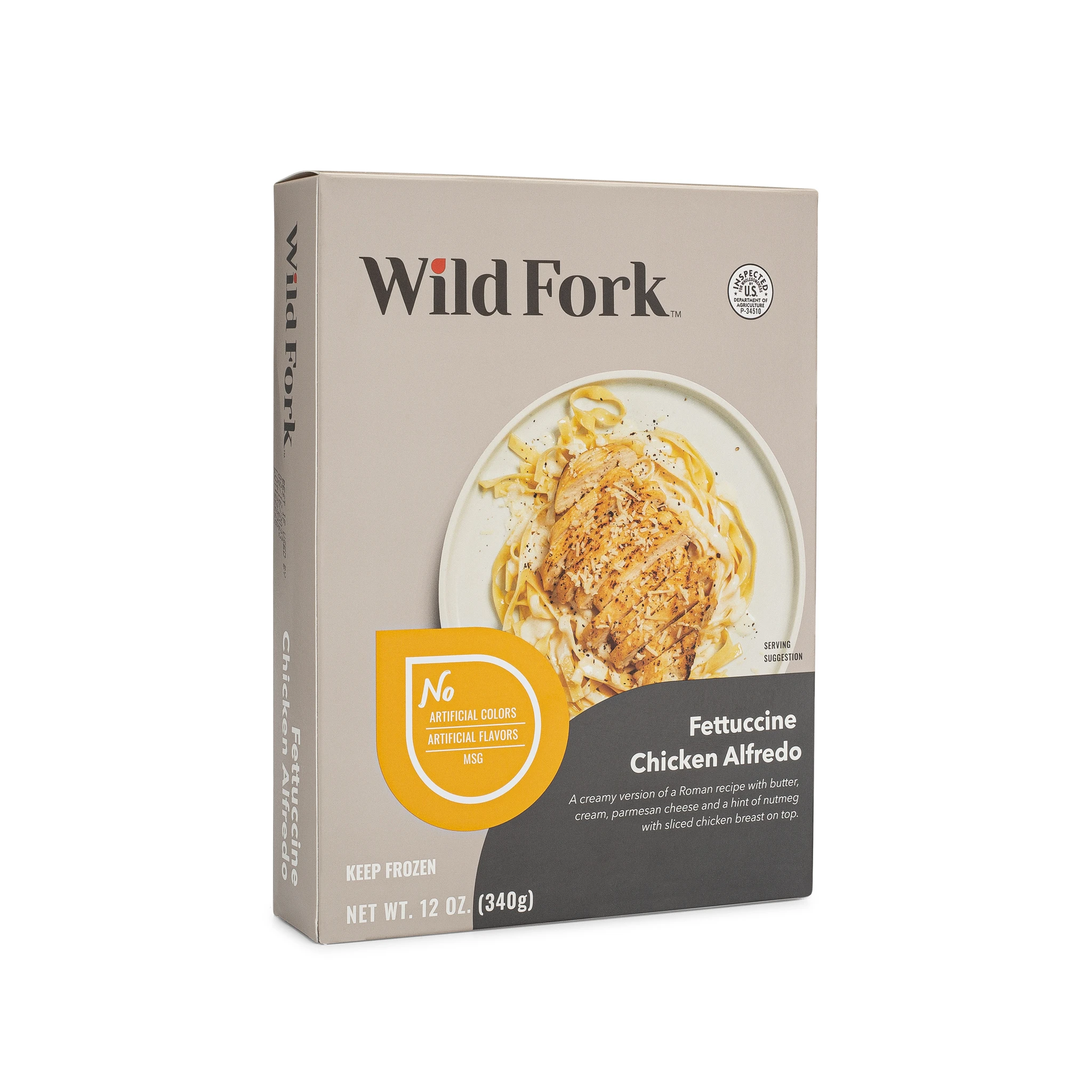 8050 WF PACKAGED Fettucine alfredo with chicken READY MEAL