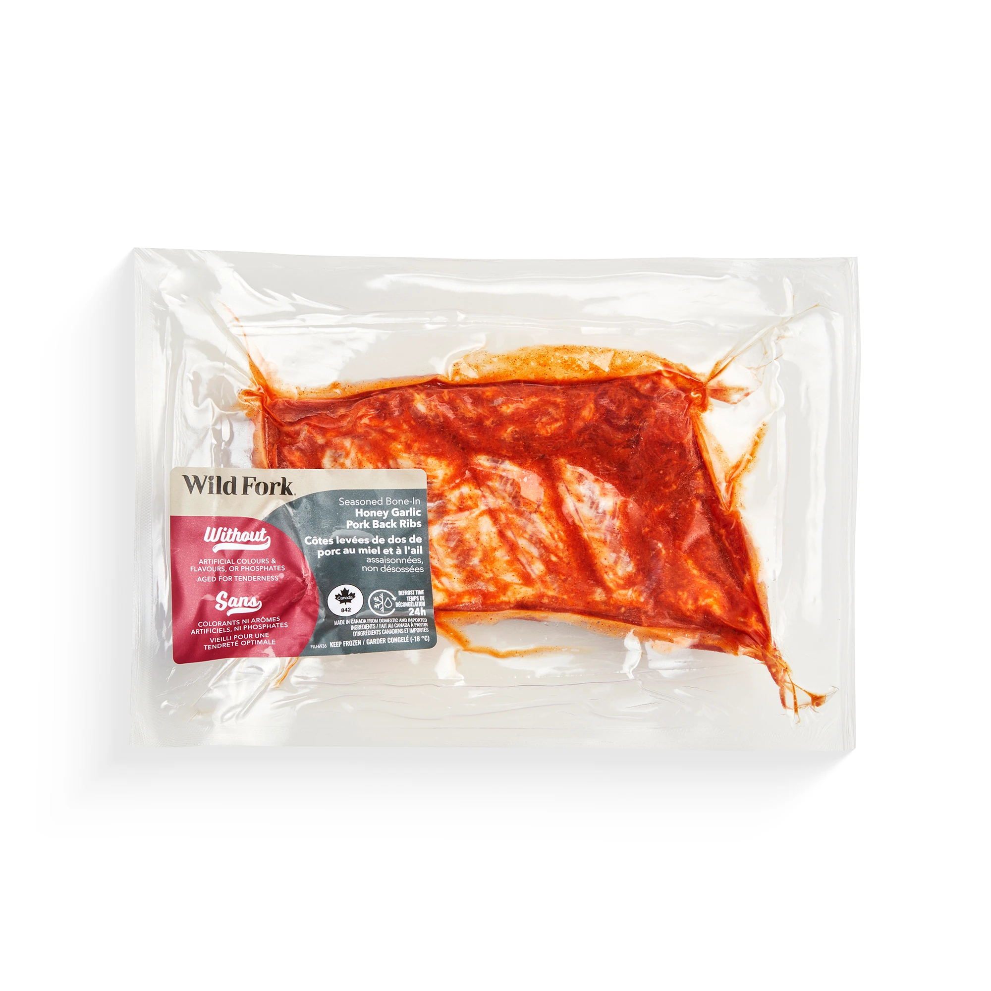 WFC 6936 Pork BackRibs Honey Garlic PD