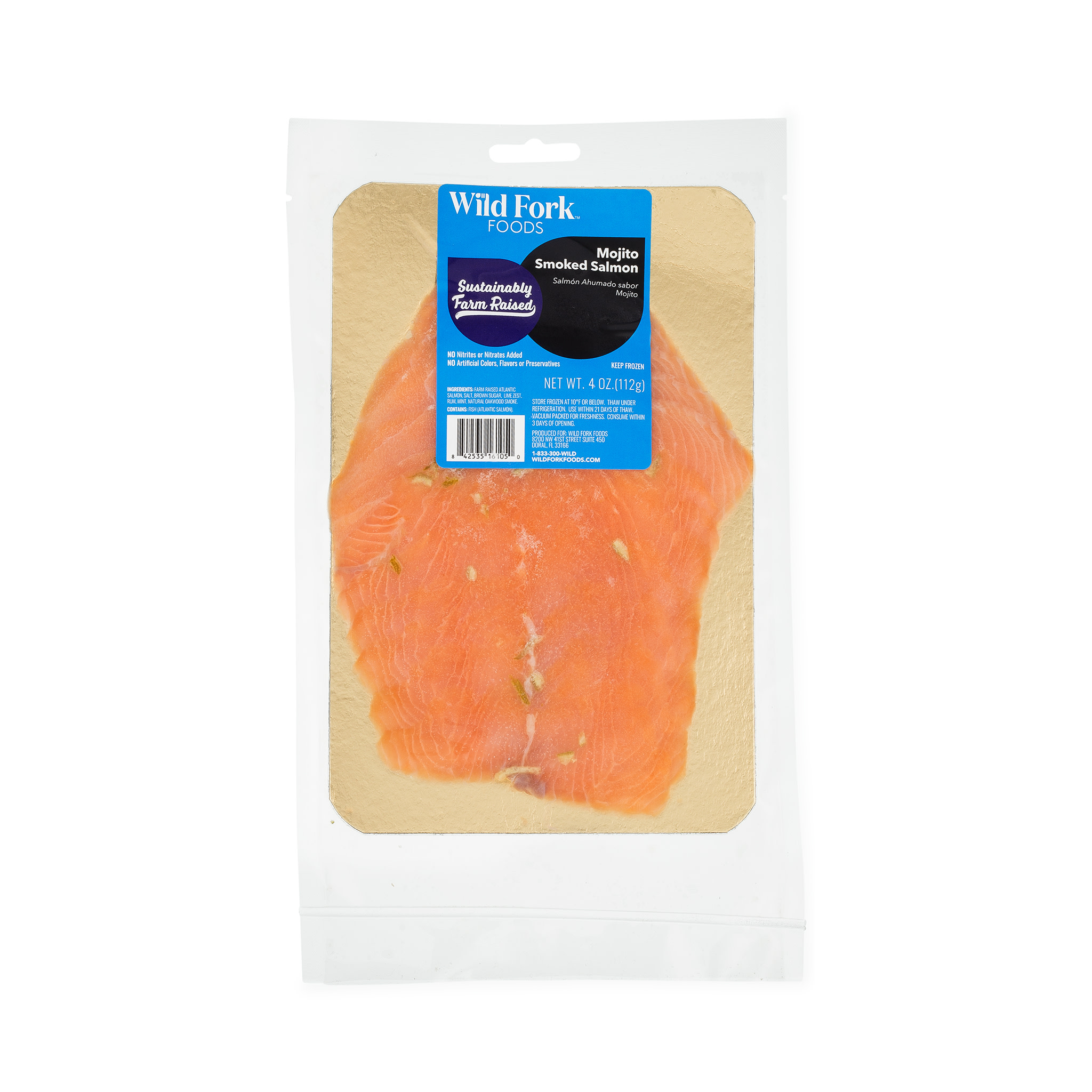 6105 WF PACKAGED Mojito Smoked Salmon Seafood