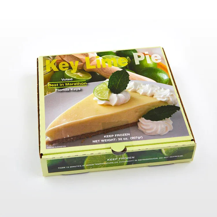 7012 WF Packaged Key Lime Pie - Keys Fisheries Bread, appetizers and desserts