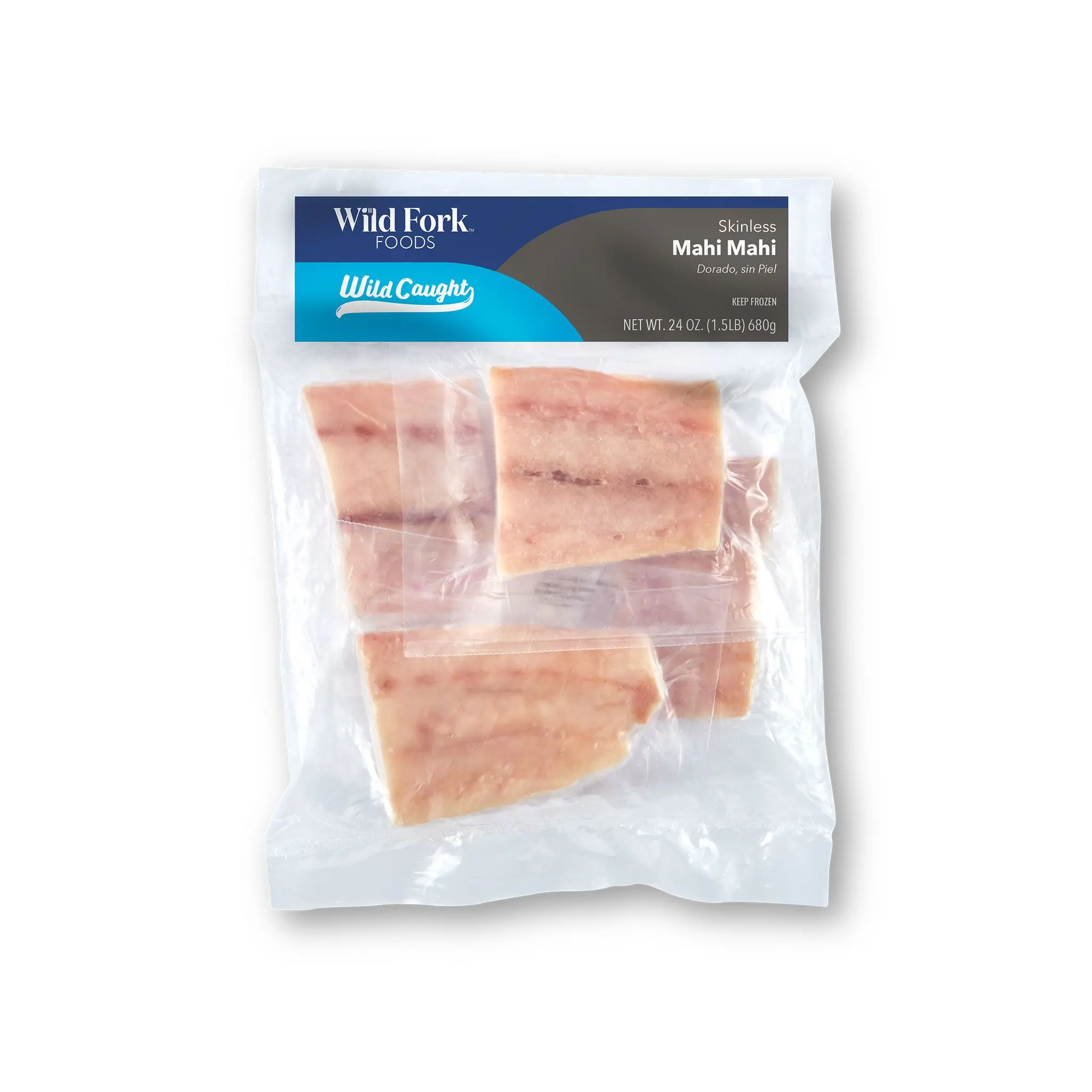 6073 WF PACKAGED Skinless Mahi Mahi Fillets Seafood