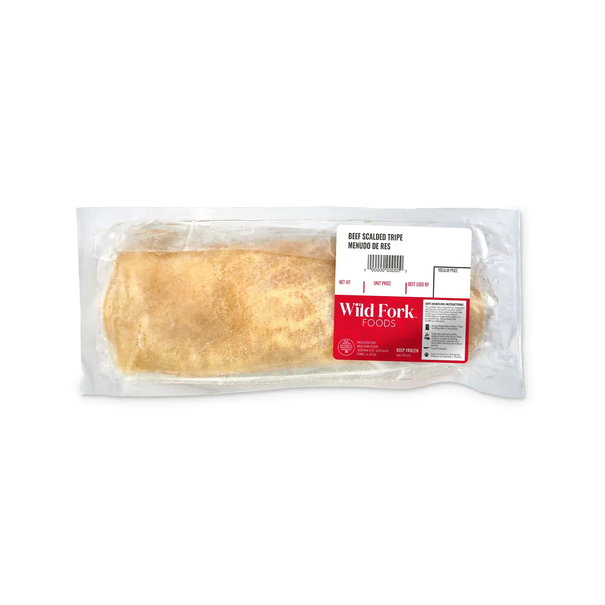 1810 WF PACKAGED Beef Scalded Tripe BEEF