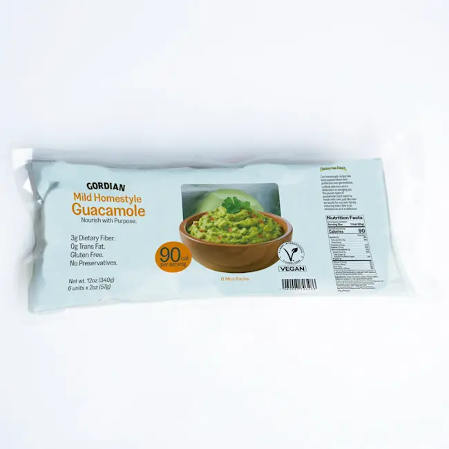 7614 ARTOWORK Mild Homestyle Guac 6x2oz - Gordian