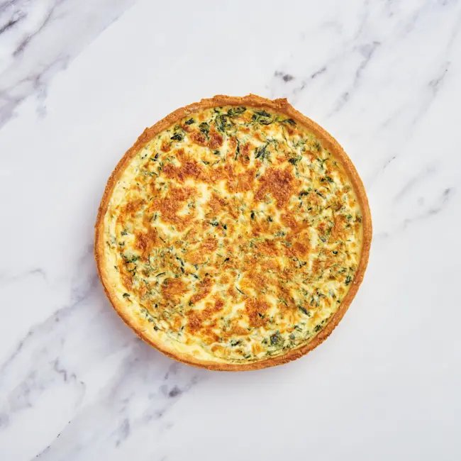 WFC 2560 ValueAdded Quiche Florentine 8in RAW