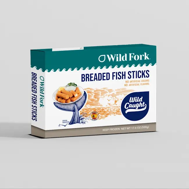 6246 PACKAGED Breaded Fish Sticks