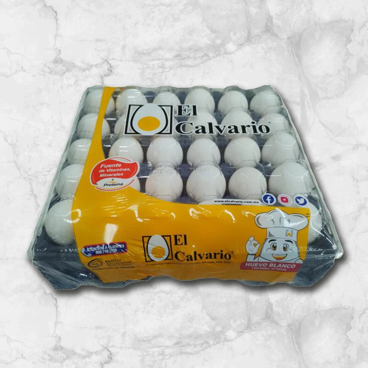 82377 WFMex Packaged HUEVO EL CALVARIO 30 PIEZAS Abarrotes