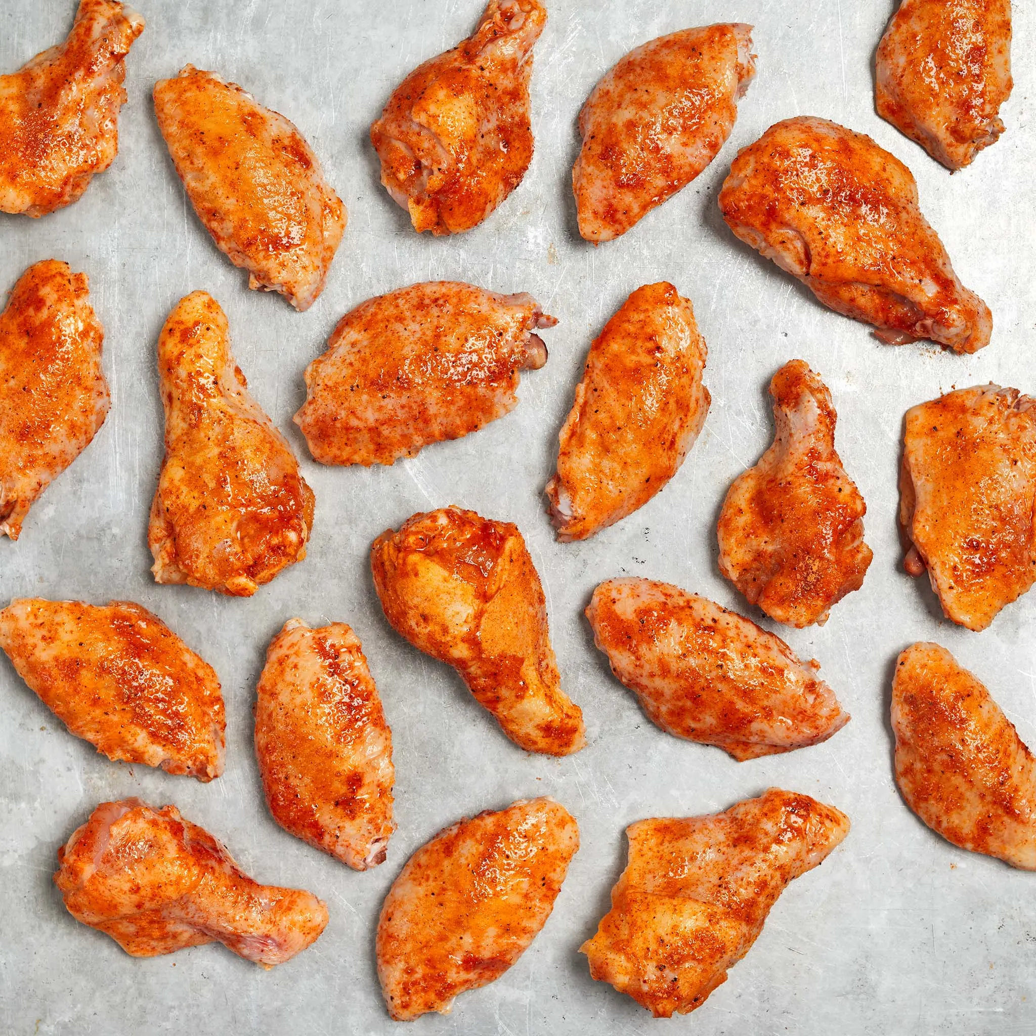 4509 WF Raw Smoky Buffalo Chicken Wings Poultry