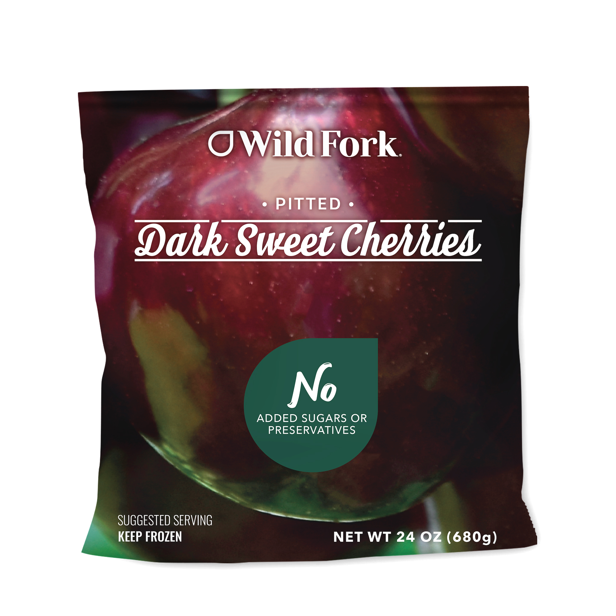 Dark Sweet Cherries 24oz IQF | Wild Fork Foods