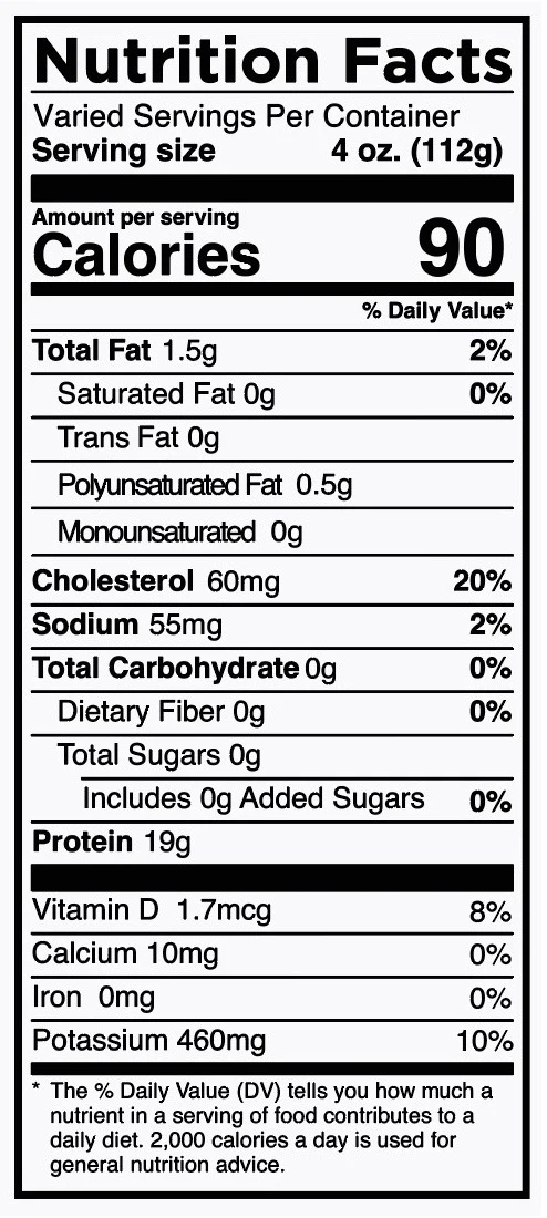 6315 NFT Catfish fillets