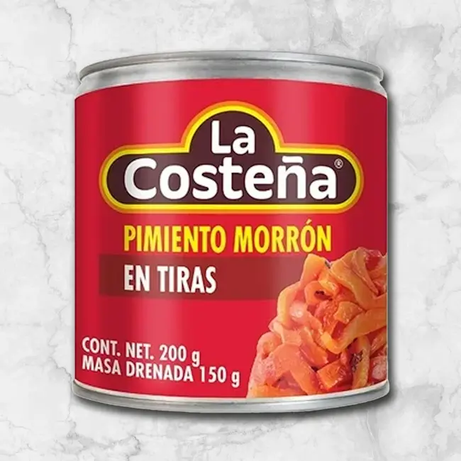 82133 WFMex Packaged LA COSTEÑA PIMIENTO MORRON TIRA 200 G Secos