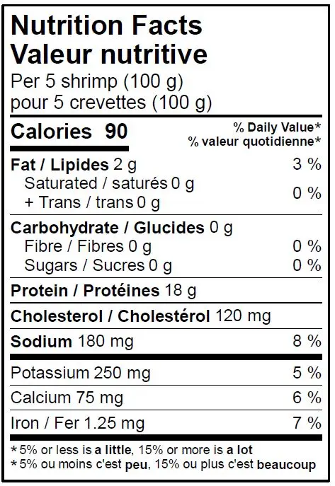 5108 - White shrimp, 21-25, Jumbo - NFT