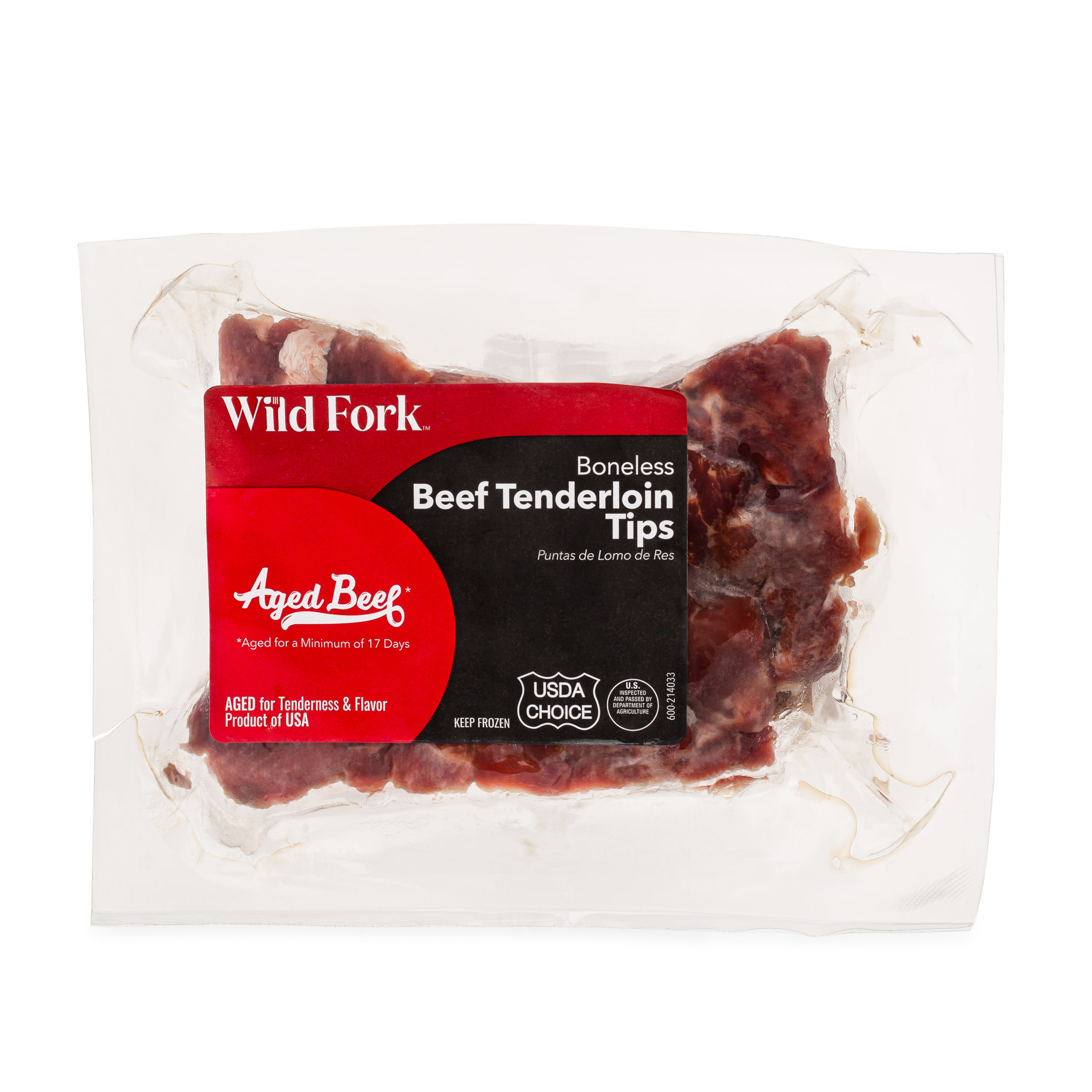 1194 WF PACKAGED USDA Choice Beef Tenderloin Tips Beef