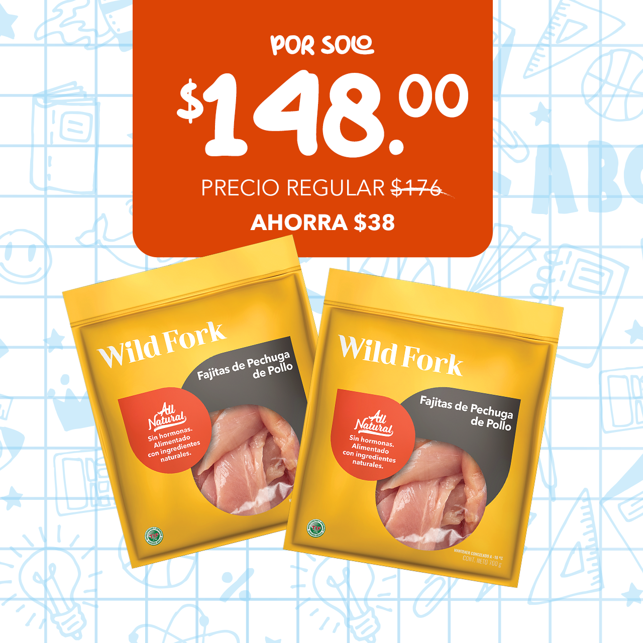 Kit Fajitas Naturales | Back To School