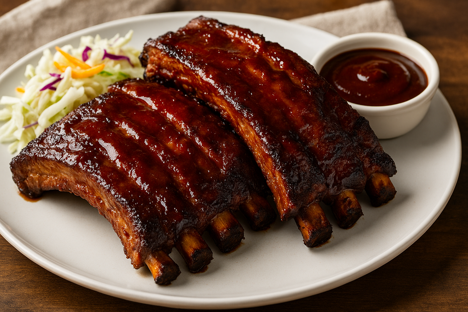 Costillas de cerdo al estilo texano