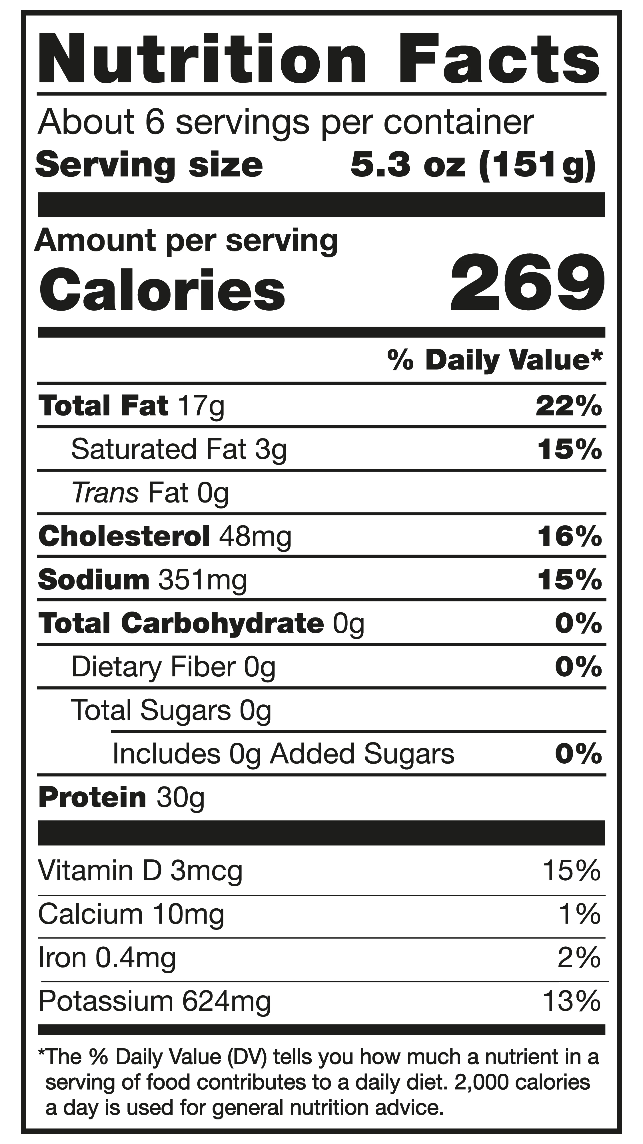 6319 - Skinless Atlantic Salmon Portions - NFT V1