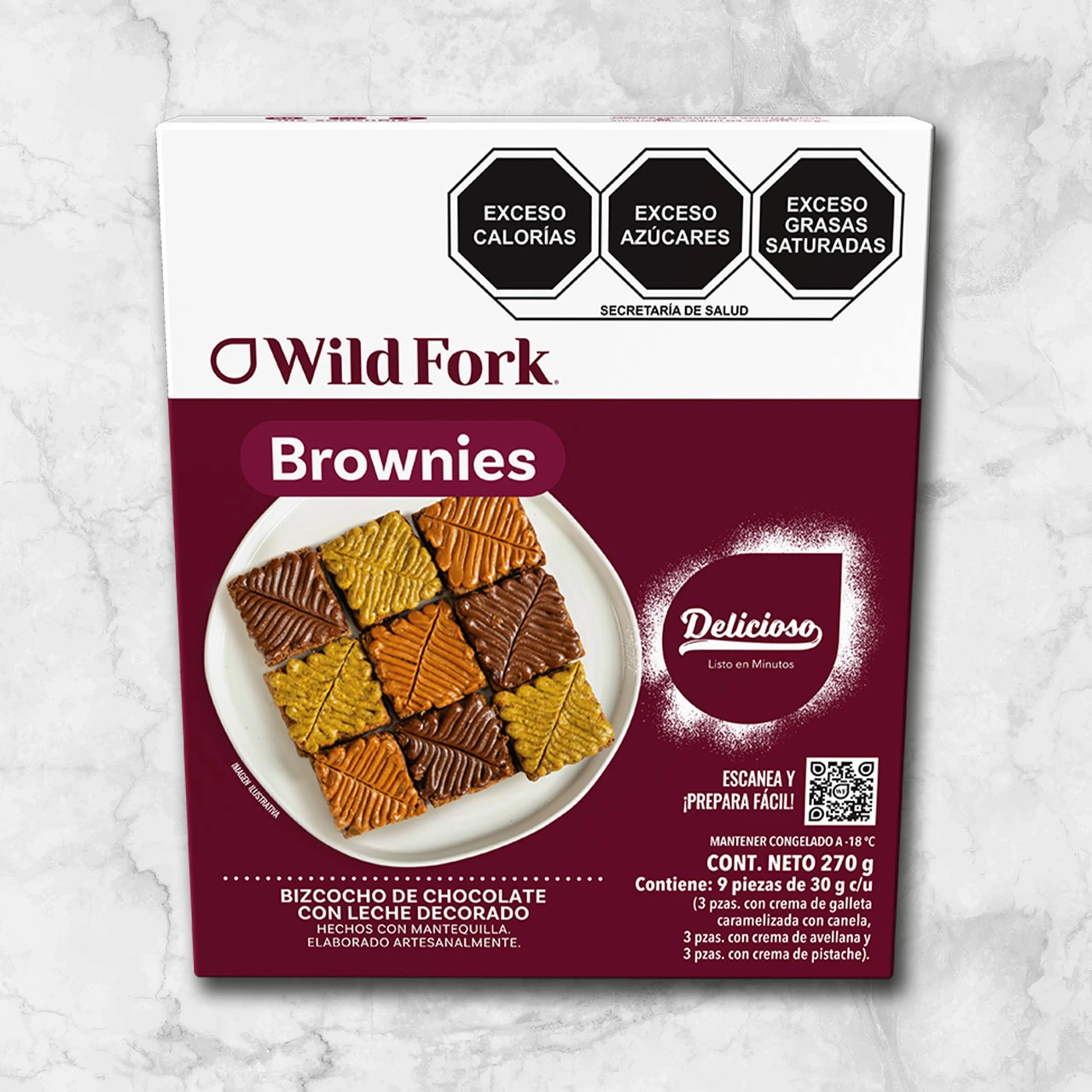 82156 WFMex Packaged BROWNIES PLatillos Listos