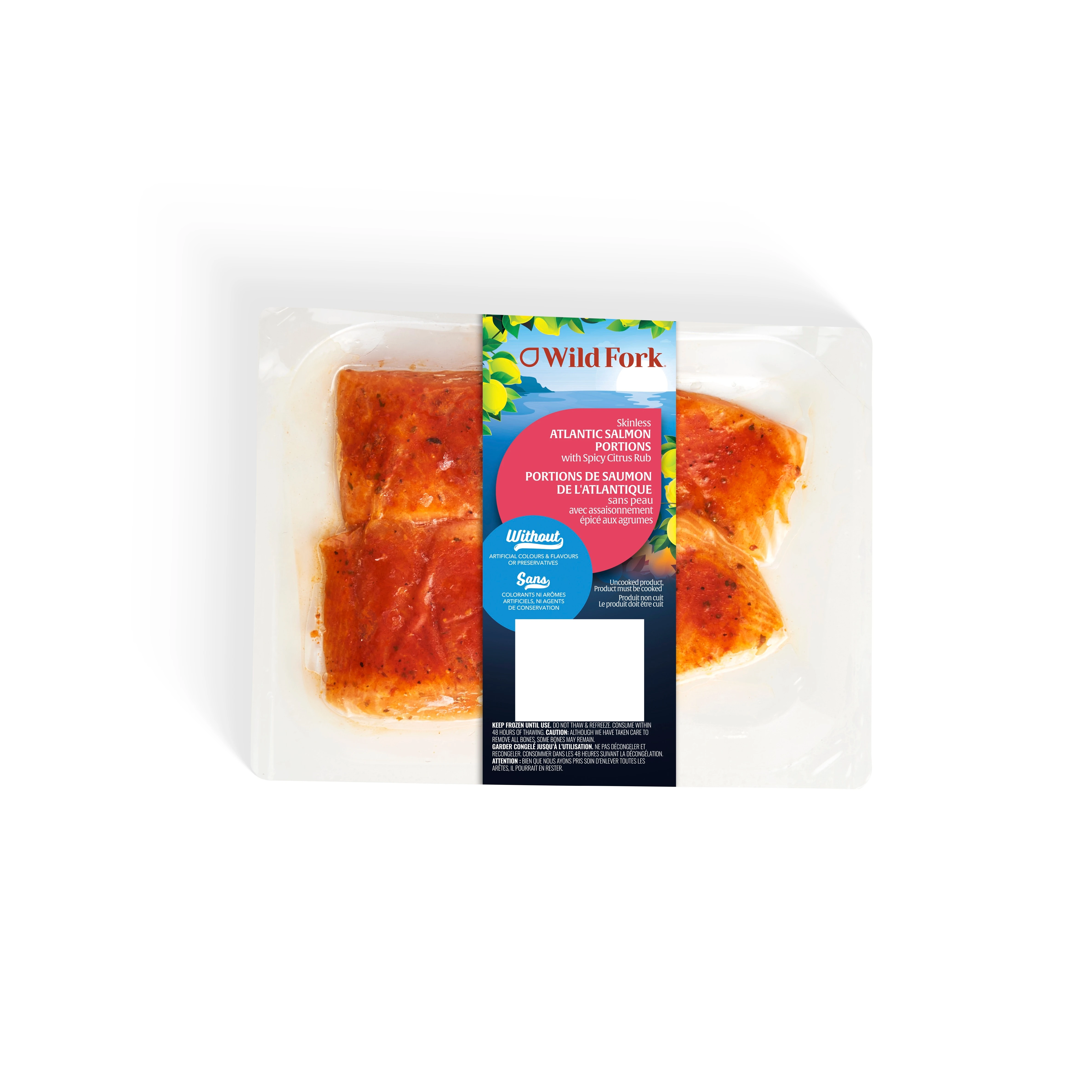 WFC 5210 Seafood Salmon Portions Citrus Diavolo PD new label