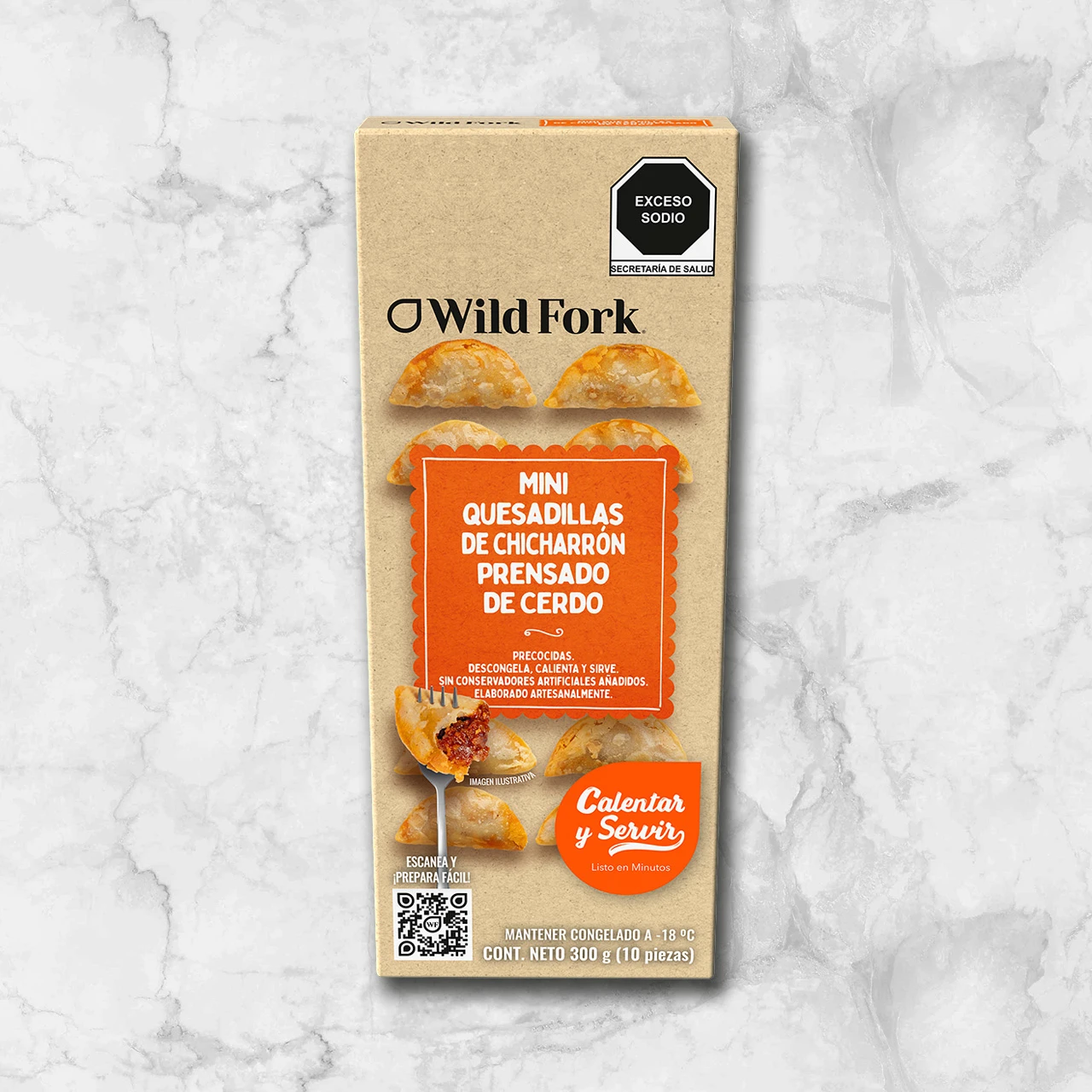 82016 WFMex Packaged Mini quesadillas de chicharrón Platillos Listos