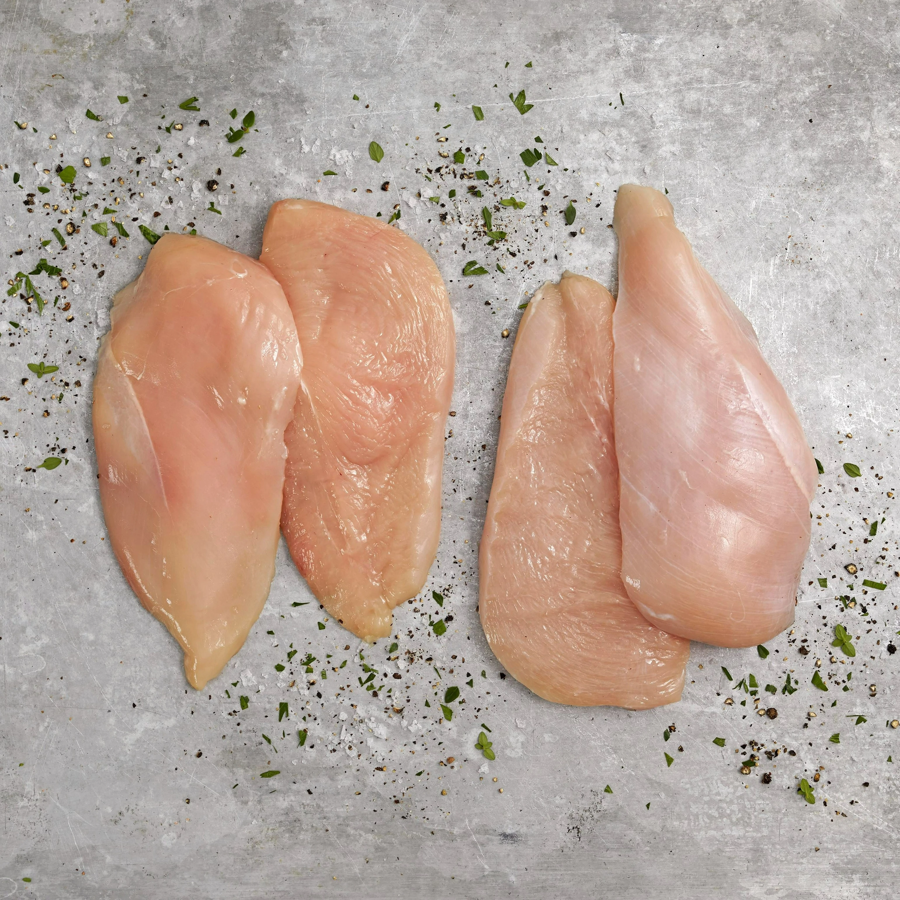 4303 WF Raw Organic Thin Sliced Chicken Breast Poultry