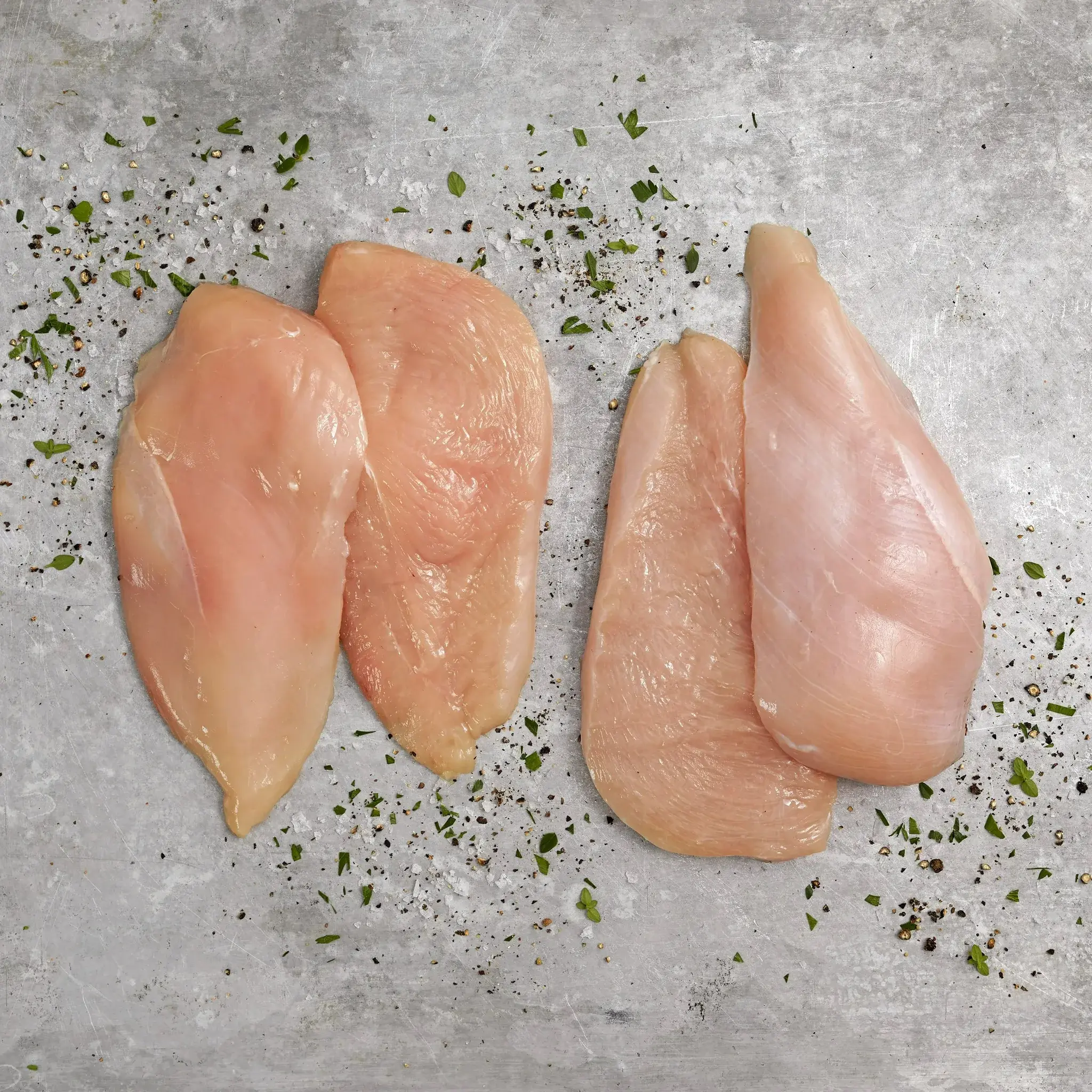 4303 WF Raw Organic Thin Sliced Chicken Breast Poultry